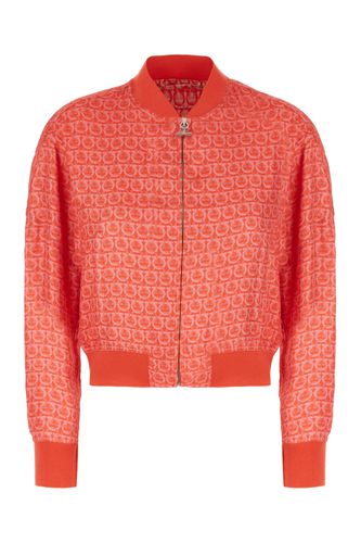 Ferragamo Printed Silk Sweatshirt - Ferragamo - Modalova