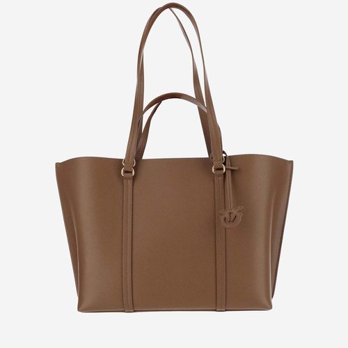 Pinko Large Leather Shopper Bag - Pinko - Modalova