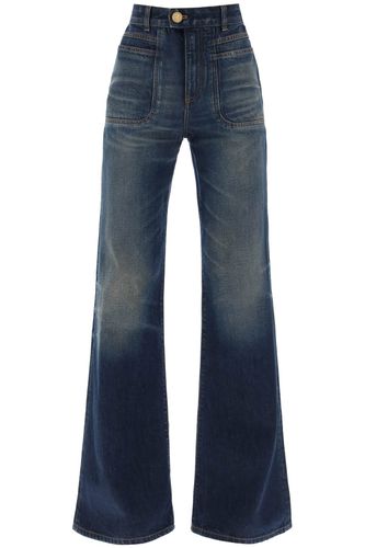 Balmain Denim Flare Jeans - Balmain - Modalova