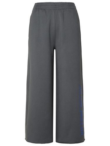 Gray Cotton Pants - MM6 Maison Margiela - Modalova