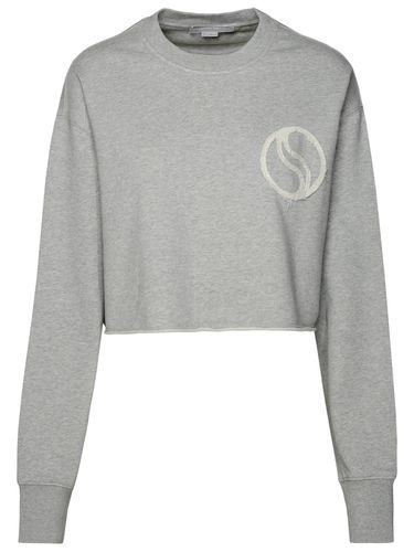 S-wave Grey Organic Cotton Sweatshirt - Stella McCartney - Modalova