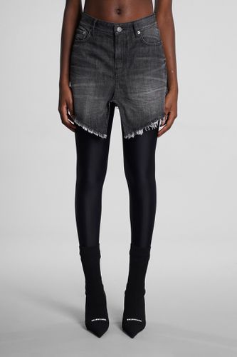 Balenciaga Skirt In Black Denim - Balenciaga - Modalova