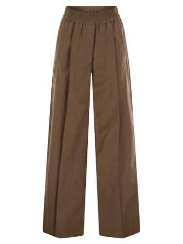 Loose Fit Cotton Trousers - Brunello Cucinelli - Modalova