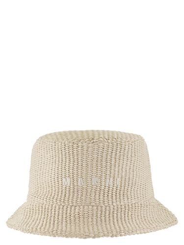 Marni Raffia Bucket Hat - Marni - Modalova