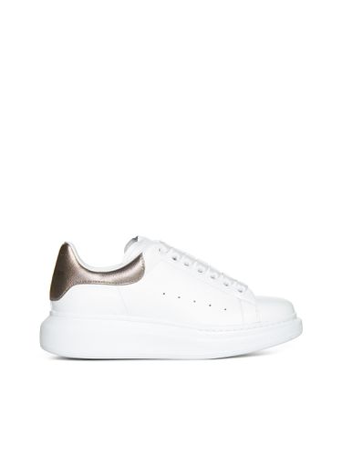 Oversized Leather Sneakers - Alexander McQueen - Modalova