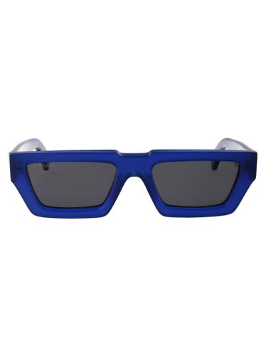 Manchester Rectangular Frame Sunglasses - Off-White - Modalova