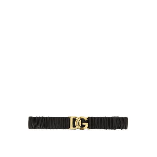 Dolce & Gabbana Leather Logo Belt - Dolce & Gabbana - Modalova