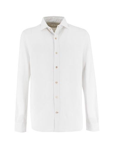 Eleventy White Cotton Shirt - Eleventy - Modalova