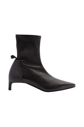 Scuba Stretch Leather Ankle Boots - Courrèges - Modalova