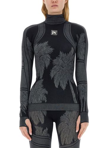 Palm Angels Thermal Ski T-shirt - Palm Angels - Modalova