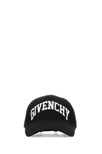 Black Cotton Blend Baseball Cap - Givenchy - Modalova