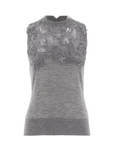 Laced Sleeveless Top - Ermanno Scervino - Modalova