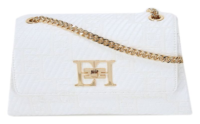 Raffia Shoulder Bag - Elisabetta Franchi - Modalova