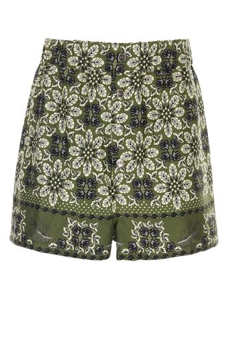 Etro Printed Silk Bermuda Shorts - Etro - Modalova