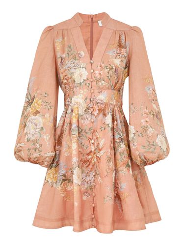 Zimmermann Tallow Neck Mini Dress - Zimmermann - Modalova