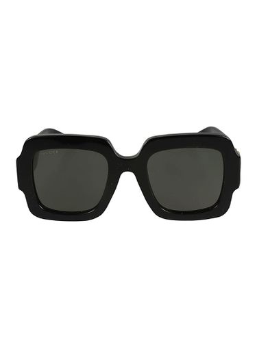 Thick Square Sunglasses - Gucci Eyewear - Modalova