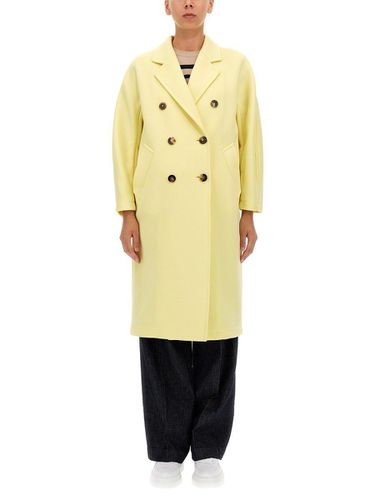 Doublebreasted Longsleeved Coat - Max Mara - Modalova