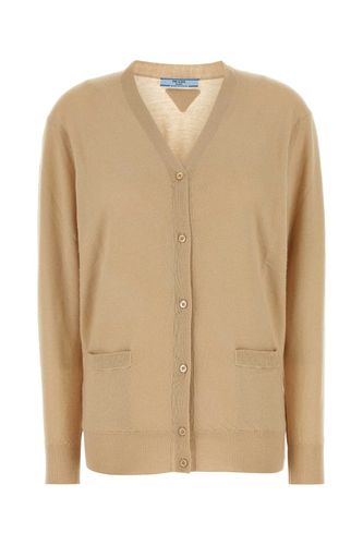 Prada Beige Cashmere Cardigan - Prada - Modalova