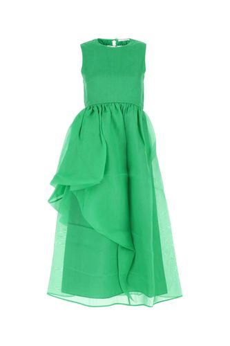 Green Cotton Blend Dress - Cecilie Bahnsen - Modalova