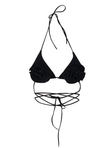 Triangle Bikini Top With Floral Straps - Magda Butrym - Modalova