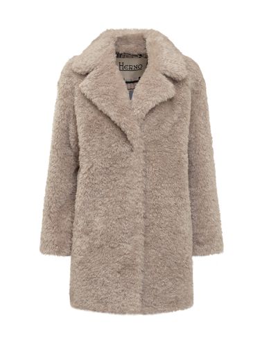 Herno Faux Fur Coat - Herno - Modalova