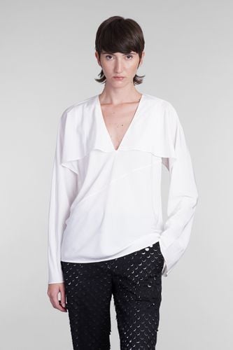 Helmut Lang Blouse In White Silk - Helmut Lang - Modalova