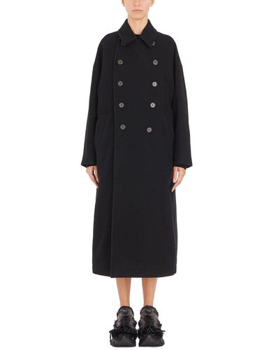 Double-breasted Long Sleeved Coat - Comme des Garçons Noir Kei Ninomiya - Modalova