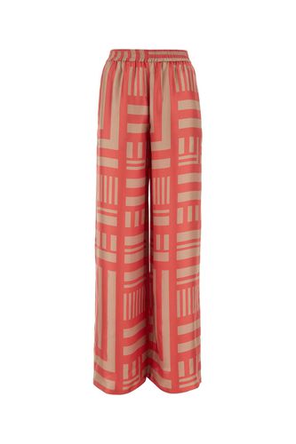 Fendi Printed Silk Palazzo Pant - Fendi - Modalova