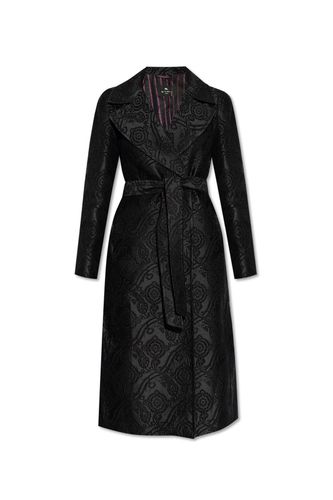 Etro Chenille Jacquard Belted Coat - Etro - Modalova