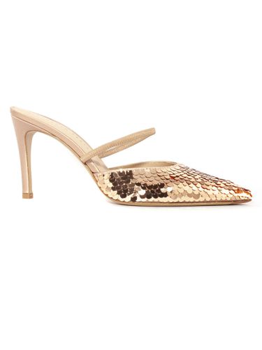 Bronzo Rose Sequins Posik Sandal - Roberto Festa - Modalova