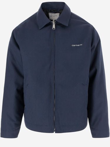 Cotton Blend Jacket With Logo - Carhartt - Modalova