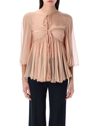 Chloé Silk Pleated Top - Chloé - Modalova