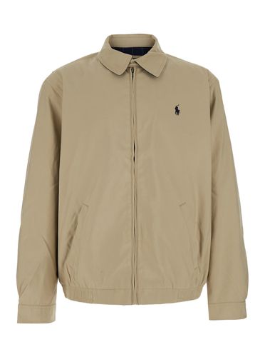 Jacket With Pony Embroidered On The Front In Tech Fabric Man - Polo Ralph Lauren - Modalova