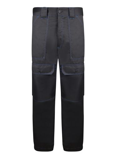 MSGM Workwear Black Trousers - MSGM - Modalova