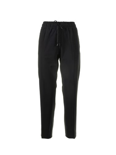 Cecile Black Trousers With Elastic - Cruna - Modalova