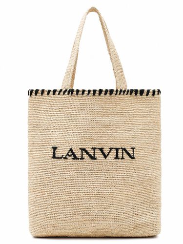 Lanvin Tote Bag In Raffia - Lanvin - Modalova