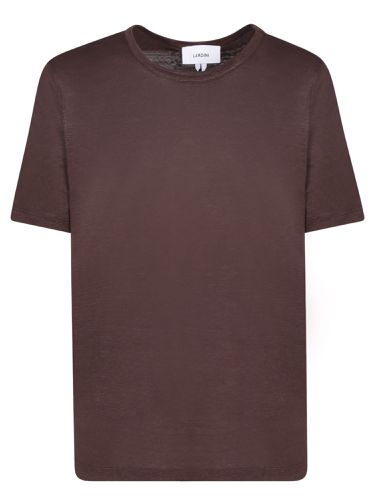 Lardini Dark Brown T-shirt - Lardini - Modalova
