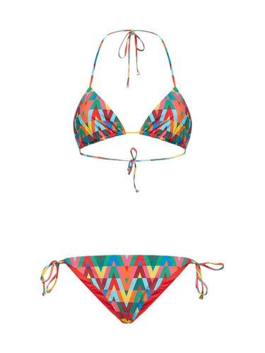 All-over Optical V Printed Bikini Set - Valentino Garavani - Modalova