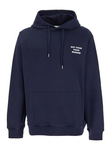 Hoodie With Logo In Cotton Man - Drôle de Monsieur - Modalova