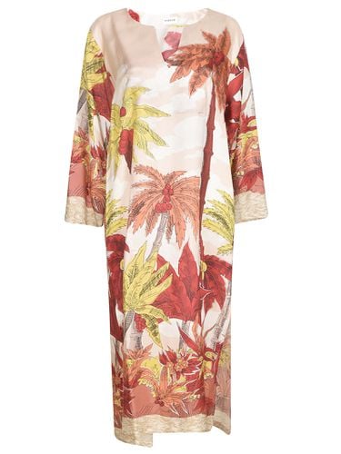 Parosh Tropical Print Dress - Parosh - Modalova