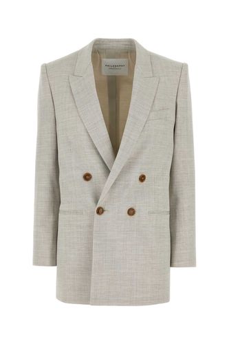 Melange Beige Stretch Wool Blend Blazer - Philosophy di Lorenzo Serafini - Modalova