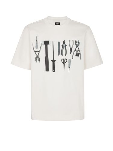 Fendi Beige Cotton T-shirt - Fendi - Modalova