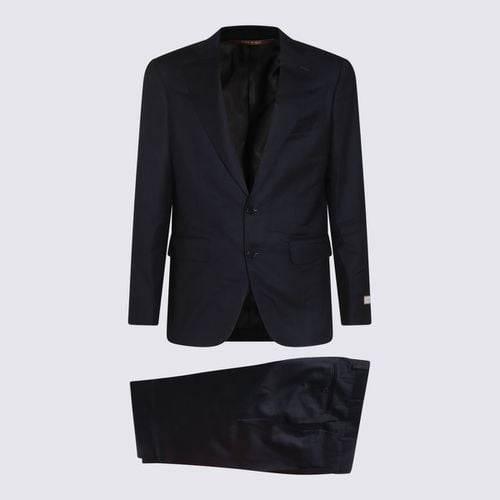 Canali Black Wool Suits - Canali - Modalova