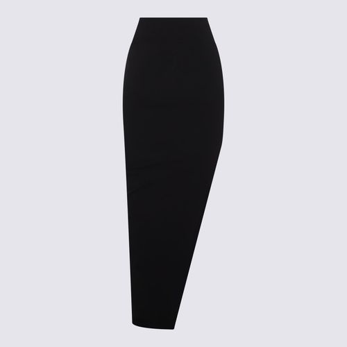 Viscose Stretch Asymmetric Skirt - Rick Owens - Modalova