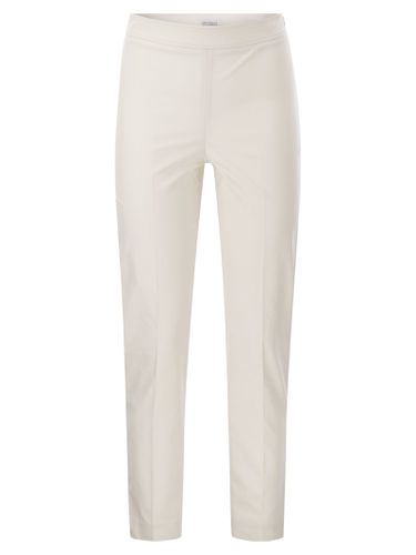 Cotton Twill Capri Trousers With Necklace - Brunello Cucinelli - Modalova