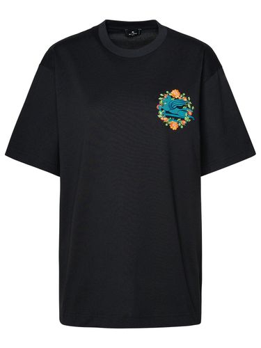 Logo Embroidered Oversized T-shirt - Etro - Modalova