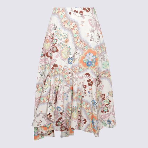 Etro Multicolor Cotton Midi Skirt - Etro - Modalova