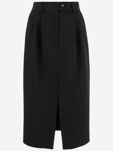 Wool Pencil Skirt Longuette - Dolce & Gabbana - Modalova