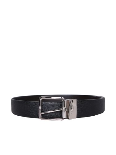 Canali Belt With Grained Texture - Canali - Modalova