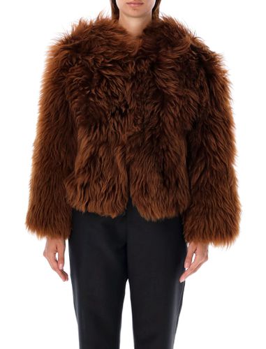 Cropped Curly Shearling Jacket - Tom Ford - Modalova